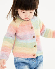 NEXT GIRLS RAINBOW KNITTED CARDIGAN