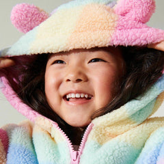 NEXT RAINBOW SOFT FLEECE JACKET WITH HOOD
