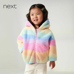 NEXT RAINBOW SOFT FLEECE JACKET WITH HOOD