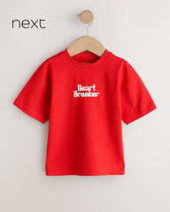 NEXT RED HEART BREAKER SHORT SLEEVE T-SHIRT