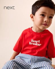 NEXT RED HEART BREAKER SHORT SLEEVE T-SHIRT