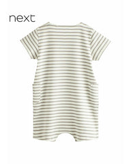 NEXT STRIPED LITTLE WHALE REGULAR FIT ROMPER