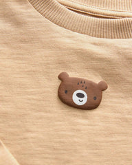 NEXT BEIGE MINI BEAR LONG SLEEVE T-SHIRT