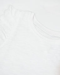 NEXT WHITE FRILL SLEEVE TOP