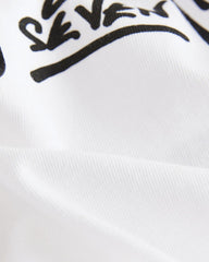 NEXT WHITE HAPPY FACE GRAPHIC SHORT SLEEVE T-SHIRT