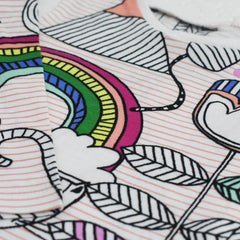 NEXT WHITE OVERALL PRINTED T-SHIRT