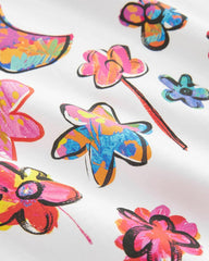 NEXT WHITE OVERSIZED PRINTED SHORT SLEEVE T-SHIRT