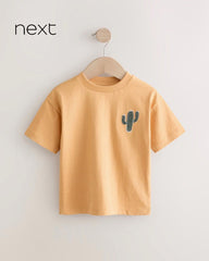 NEXT YELLOW CACTUS SHORT SLEEVE T-SHIRT