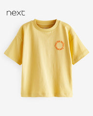 NEXT YELLOW COOL KID SHORT SLEEVE T-SHIRT
