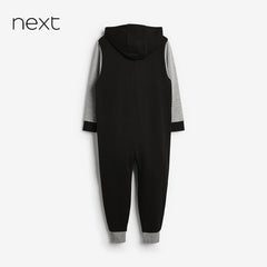 NEXY BLACK & GREY SPORTY OVERALL