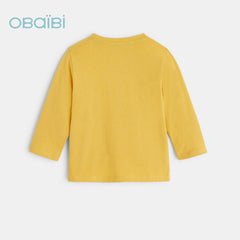 OBAIBI YELLOW CUZCO LLAMA T-SHIRT