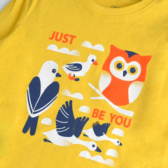 OBAIBI YELLOW JUST BE YOU T-SHIRT
