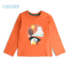 OBAIDI ORANGE WILDERNESS T-SHIRT