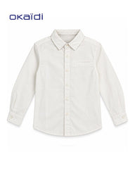 OKAIDI CLASSIC OFF WHITE LONG SLEEVE SHIRT