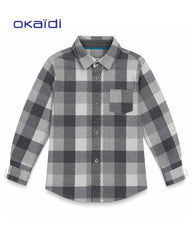 OKAIDI GREN CHECK LONG SLEEVE SHIRT