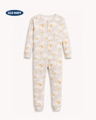 OLD NAVY MOON AND CLOUDS PRINT BABY ROMPER