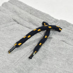 ORCHESTRA GREY - ORANGE SIDE STRIPE FLEECE JOGGER TROUSER