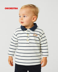 ORCHESTRA STRIPED POLO CITY RIDER T-SHIRT