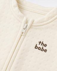 ORCHESTRA THE BABE QUILTED ZIP BABY ROMPER