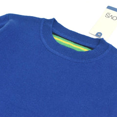 OVS BLUE FINE KNIT JUMPER