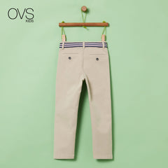 OVS LIGHT BEIGE CHINO PANTS (With Belt)