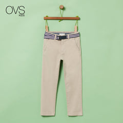 OVS LIGHT BEIGE CHINO PANTS (With Belt)