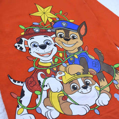 PAW PETROL DECK ON THE PAWS PRINTED T-SHIRT