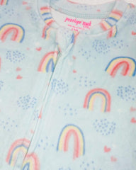 PENELOPE COZY PASTEL RAINBOW ZIP ROMPER