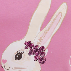 PEPCO GIRLS PINK RABBIT T-SHIRT