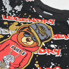 PHAT FARM BLACK LEGENDERY GRAPHIC T-SHIRT