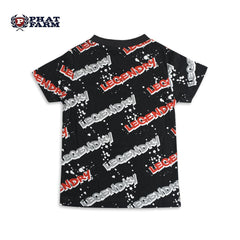 PHAT FARM BLACK LEGENDERY GRAPHIC T-SHIRT