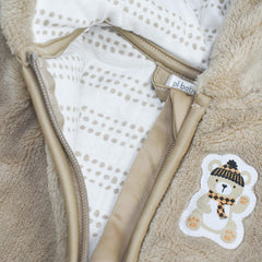 PL BABY BROWN BEAR PRAMSUIT