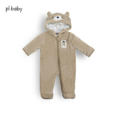 PL BABY BROWN BEAR PRAMSUIT