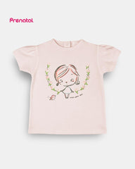 PRENATAL PINK MOON GIRL TOP