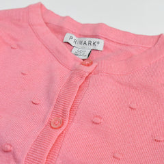 PRIMARK PINK KNITTED CARDIGAN