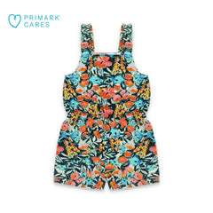 PRIMARK JUNGLE GIRLS PRINTED ROMPER