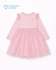 PRIMARK PINK BLUSH SPARKLE TULLE TWIRL DRESS