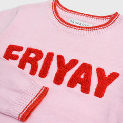PRIMARK PINK FRIYAY SWEATER