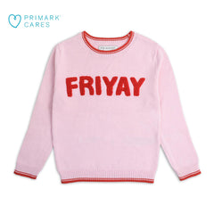 PRIMARK PINK FRIYAY SWEATER