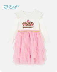 PRIMARK PRINCESS CROWN SPARKLE TULLE DRESS