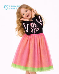 PRIMARK SPOOKY SPARKLE SKELETON TULLE DRESS