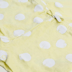 PRIMARK YELLOW POLKA DOT ROMPER