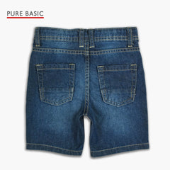 PURE BASIC BLUE DENIM SHORT