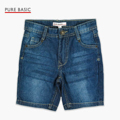 PURE BASIC BLUE DENIM SHORT