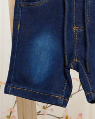 REDTAG BLUE PULL ON DENIM SHORTS