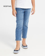 REDTAG DENIM BLUE BASIC 5 POCKET JEANS