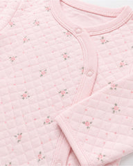 REDTAG DISTY FLORAL QUILTED ROMPER