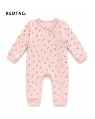 REDTAG PINK FLORAL QUILTED ROMPER
