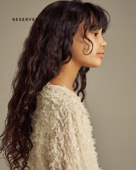 RESERVED YELLOW SEQUIN TEXTURED PARTY DRESS