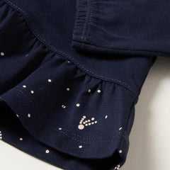 S.OLIVER LITTLE & LOVED LONG SLEEVE TOP WITH FLOUNCE